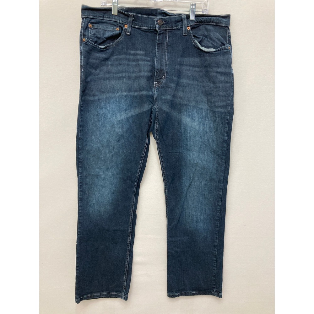 Levi's 559 Relaxed Straight Jeans size 38x30 Blue Dark Wash Denim Casual